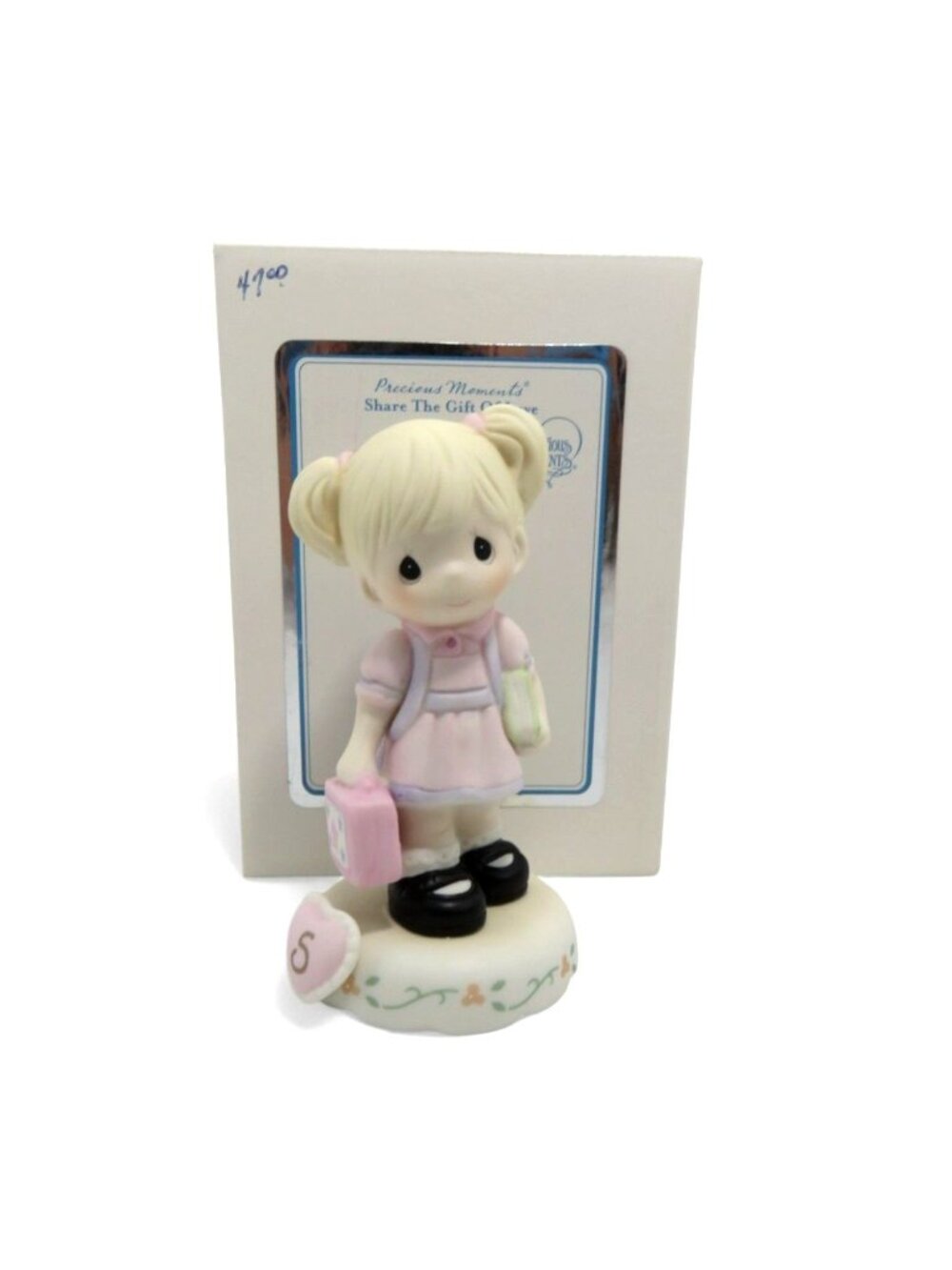 Precious Moments Age 5 Girl Blonde Hair Figurine #152011 Boxed